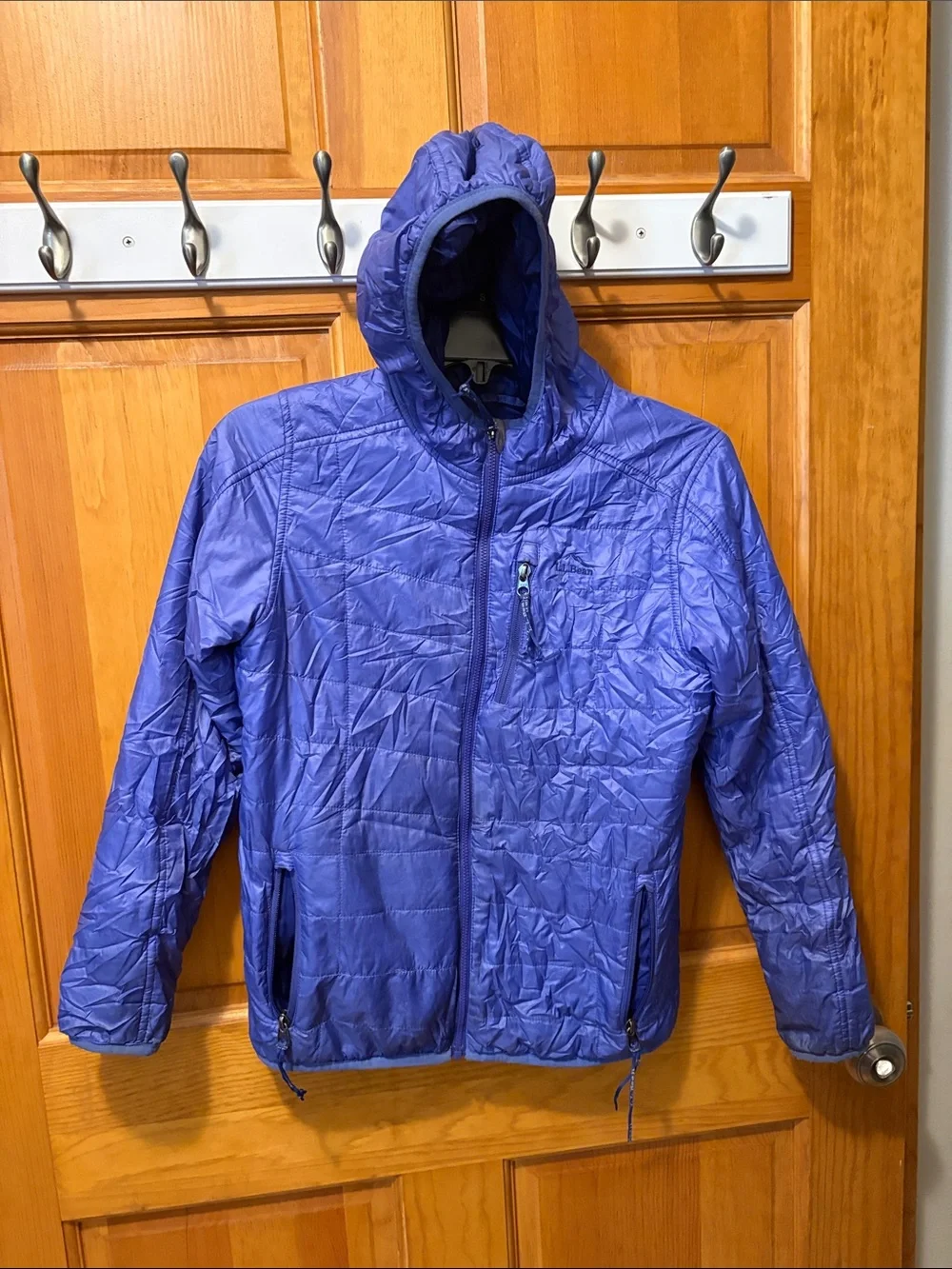 L.L. Bean Kids Hooded Puffer Jacket - Light Purple. Open to Fair offers!